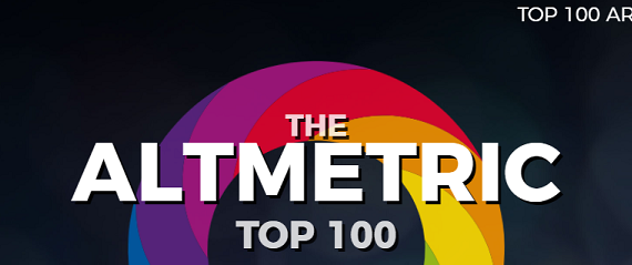 Pantalla inicial Altmetric Top 100